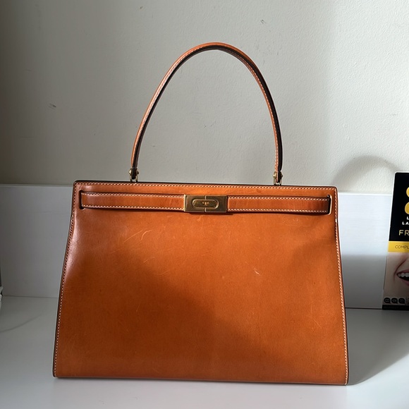 SOLD - RARE Tory Burch - Large Lee Radziwill Natural Vachetta - Runway Item - Picture 9 of 16